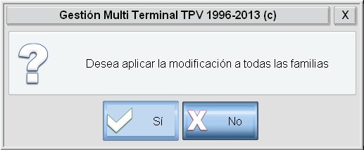 Seleción de una o todas las familias