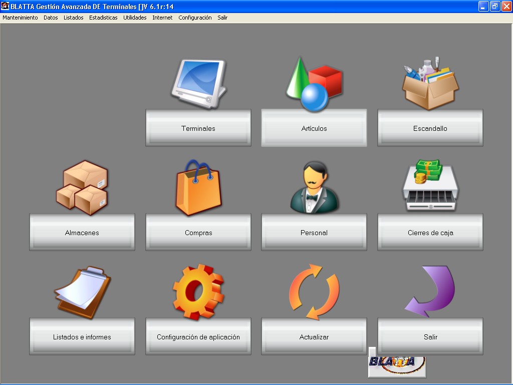 GTPV Menu principal