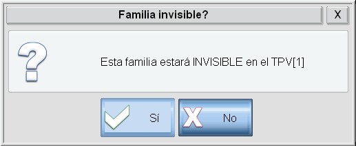 Indicar visible o invisible