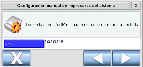 Selección de dirección IP