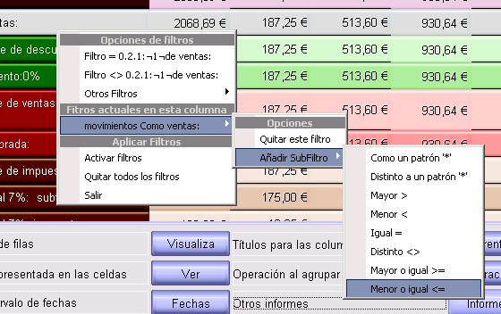 Segundo filtro de datos