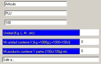 Configuración para Sale a...