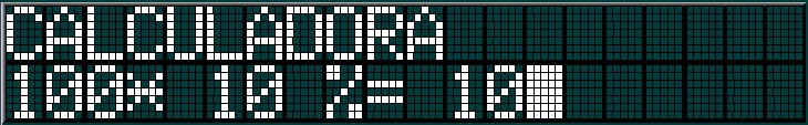 Calculadora 100 x 10 % = 10