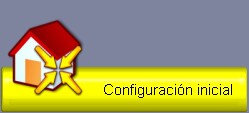 Botón de configuración inicial