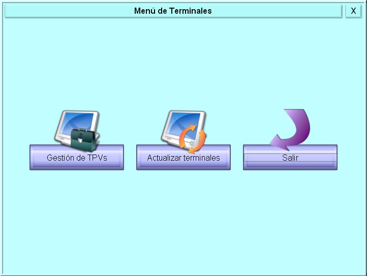 Menú de Terminales