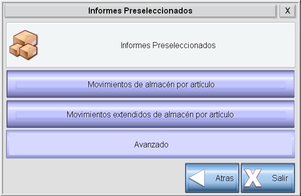 Informes Preseleccionados