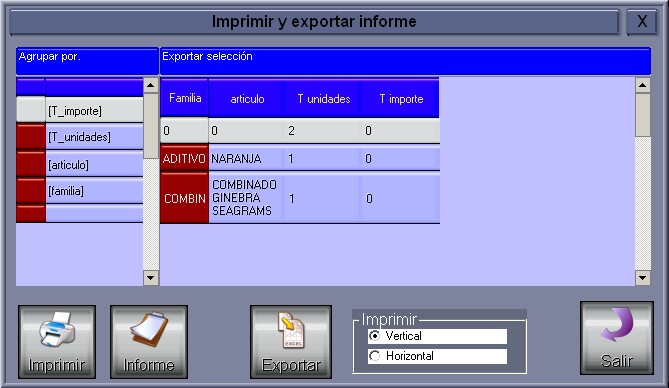 Exportar informe