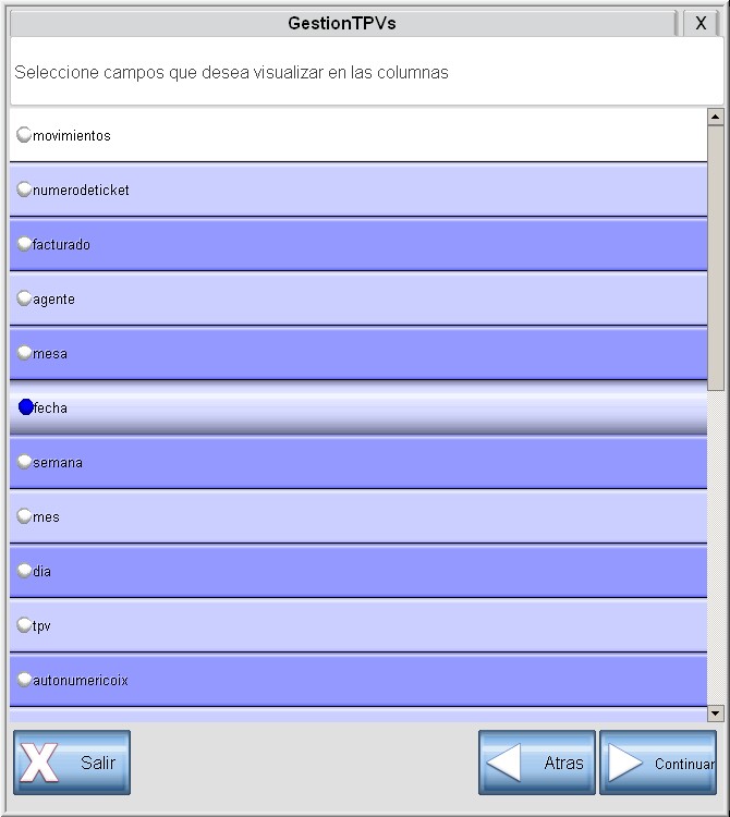 Títulos para las columnas enfrentar