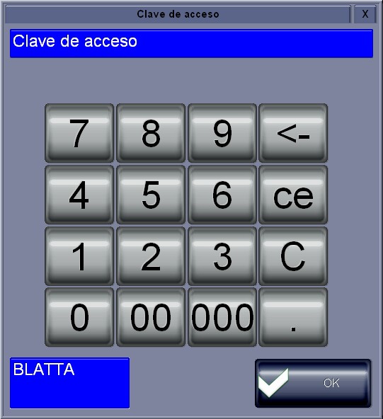 Seleccion de clave de acceso de agente